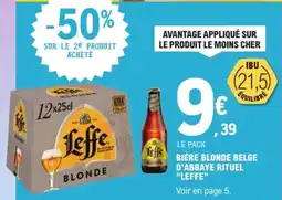 E.Leclerc Leffe Blonde offre