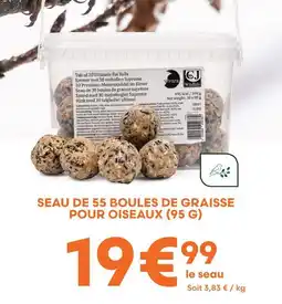 Ma Jardinerie Boules de graisse pour oiseaux (95 g) offre