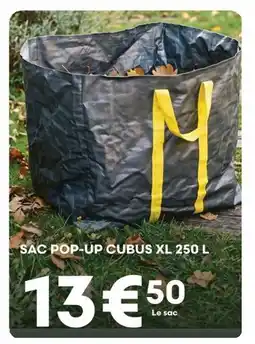 Ma Jardinerie Sac pop-up cubus xl 250 l offre