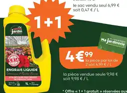 Ma Jardinerie Décor jardin engrais liquide géraniums 1 l offre