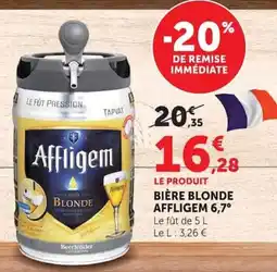 Super U Affligem Bière blonde offre