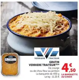 U Express VERRIERE TRAITEUR GRATIN offre