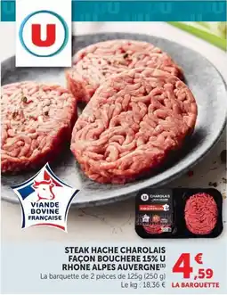 U Express U Steak hache charolais offre