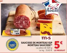 U Express m.s SAUCISSE DE MORTEAU IGP offre
