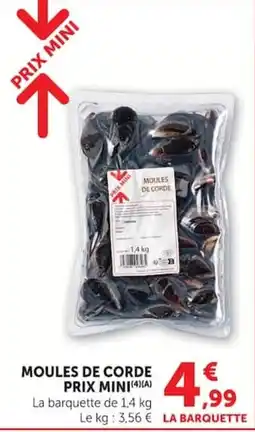 Super U MOULES DE CORDE offre