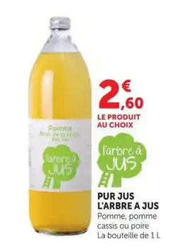 U Express l'arbre à jus Pur jus offre