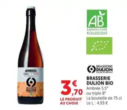 U Express Brasserie dulion ambrrée offre