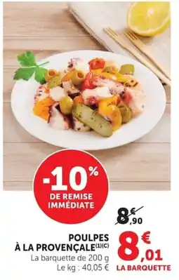 Super U POULPES À LA PROVENÇALE offre