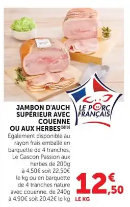 Super U JAMBON D'AUCH offre