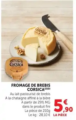 Super U Corsica Fromage de brebis offre