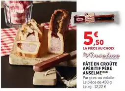 U Express Anselme Pâté en croûte offre