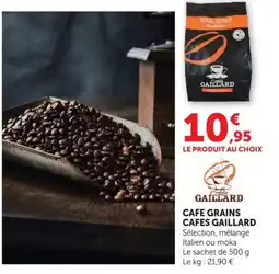 U Express CAFES GAILLARD CAFE GRAINS offre