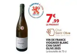 U Express Chai Saint Olive Viognier Blanc offre