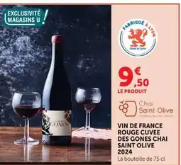 U Express Chai Saint Olive Des Gones offre