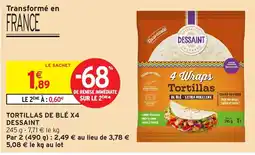 Intermarché Hyper DESSAINT Tortillas offre