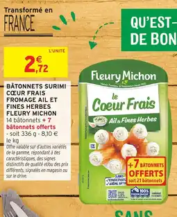 Intermarché Hyper Fleury Michon Coeur Frais offre