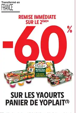 Intermarché Hyper Panier de yoplait offre