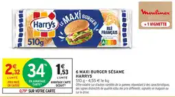 Intermarché Hyper Harrys MAXI BURGER SÉSAME offre
