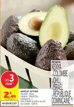 Intermarché Hyper AVOCAT AFFINÉ offre