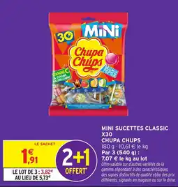 Intermarché Hyper Chupa Chups Mini Sucettes Classic offre