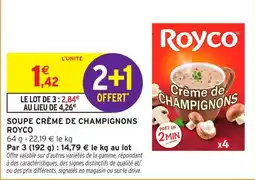 Intermarché Hyper Royco Soupe Crème de Champignons offre