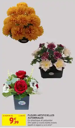 Intermarché Hyper FLEURS ARTIFICIELLES AUTOMNALES offre