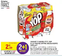 Intermarché Hyper Yoplait YOP offre
