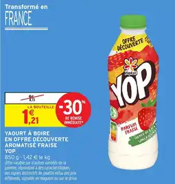 Intermarché Hyper Yoplait YOP offre