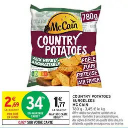 Intermarché Hyper McCain Country Potatoes offre