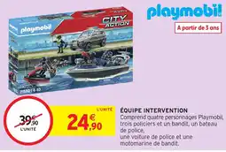 Intermarché Hyper Playmobil Équipe Intervention offre