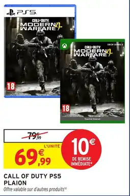 Intermarché Hyper Call of Duty Modern Warfare offre