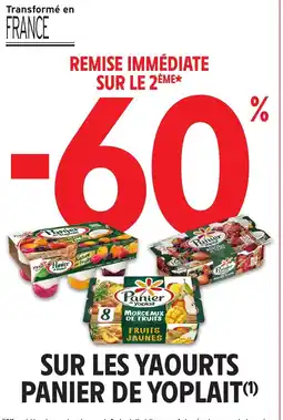Intermarché Panier de yoplait offre