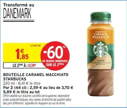 Intermarché STARBUCKS CARAMEL MACCHIATO offre