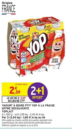 Intermarché Yoplait YOP offre