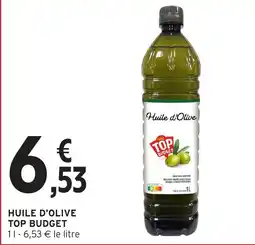 Intermarché TOP BUDGET Huile d'Olive offre