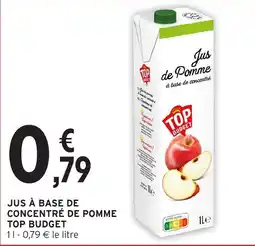 Intermarché TOP BUDGET Jus de Pomme offre