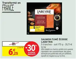 Intermarché LABEYRIE SAUMON ÉCOSSE offre