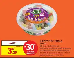 Intermarché Lutti HAPPY FIZZ FAMILY offre