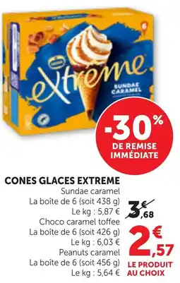 Bi1 Extreme Cones Glaces offre