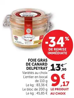 Bi1 DELPEYRAT Foie gras de canard offre