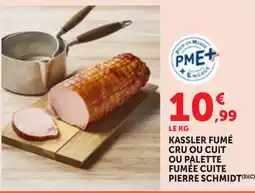 Bi1 Pierre schmidt kassler fumé cru ou cuit ou palette fumée cuite offre