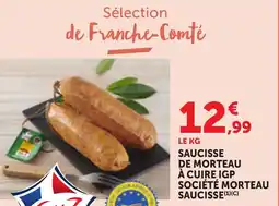 Bi1 Saucisse de morteau à cuire igp société morteau saucisse offre