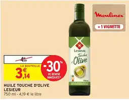 Intermarché Lesieur Huile touche d'olive offre