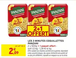 Intermarché PANZANI COQUILLETTES offre