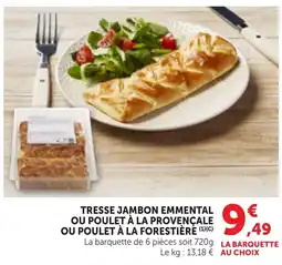 Bi1 TRESSE JAMBON EMMENTAL offre