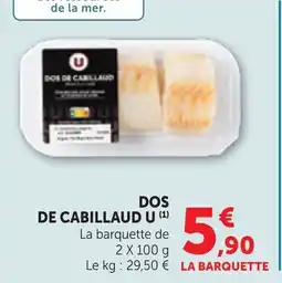 Bi1 U DOS DE CABILLAUD offre