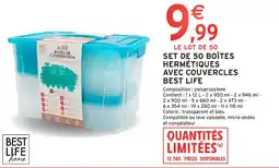 Intermarché BEST LIFE Boîtes de conservation offre
