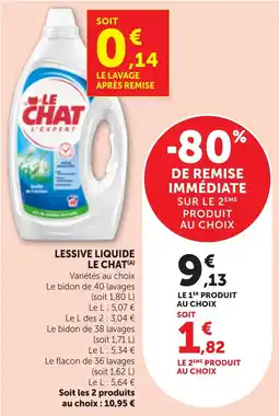 Bi1 LE CHAT Lessive liquide offre