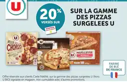 Maximarché U PIZZA offre