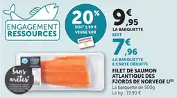Maximarché FILET DE SAUMON ATLANTIQUE DES FJORDS DE NORVEGE offre